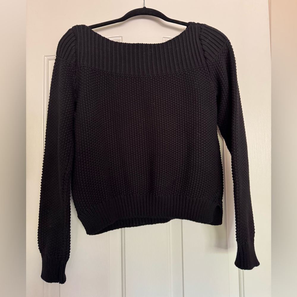 Banana Republic Dark Knit Crew Neck Sweater